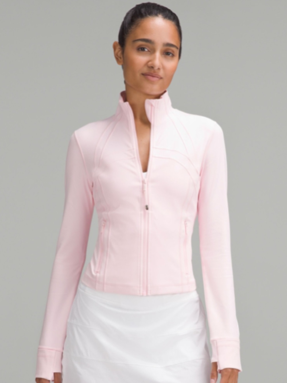 Lululemon Define Cropped Nulu Jacket - Strawberry Milkshake